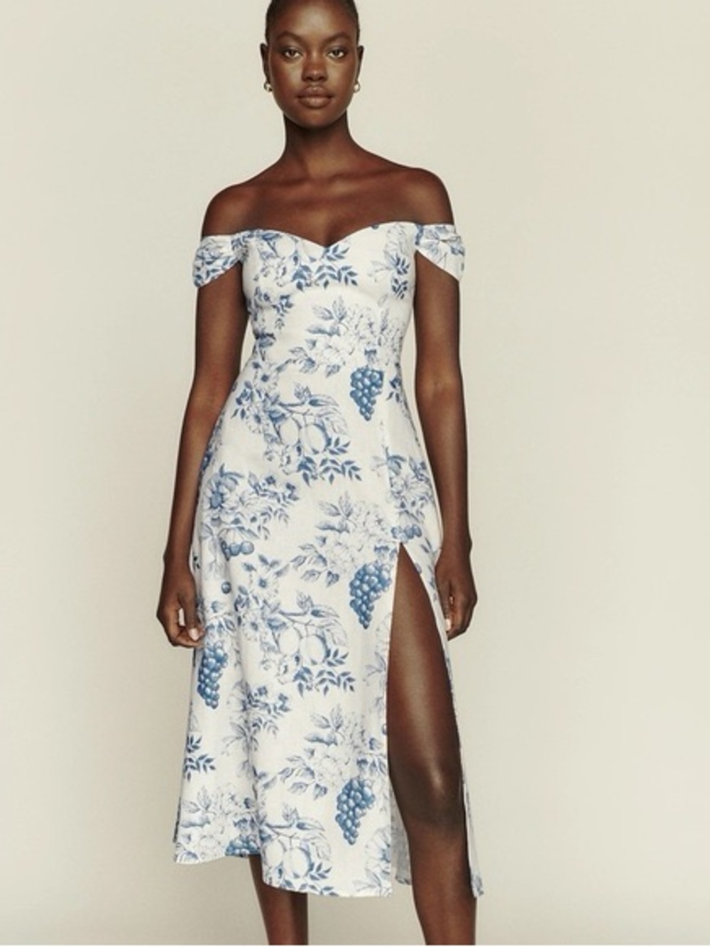 Reformation Bridgton Linen Dress